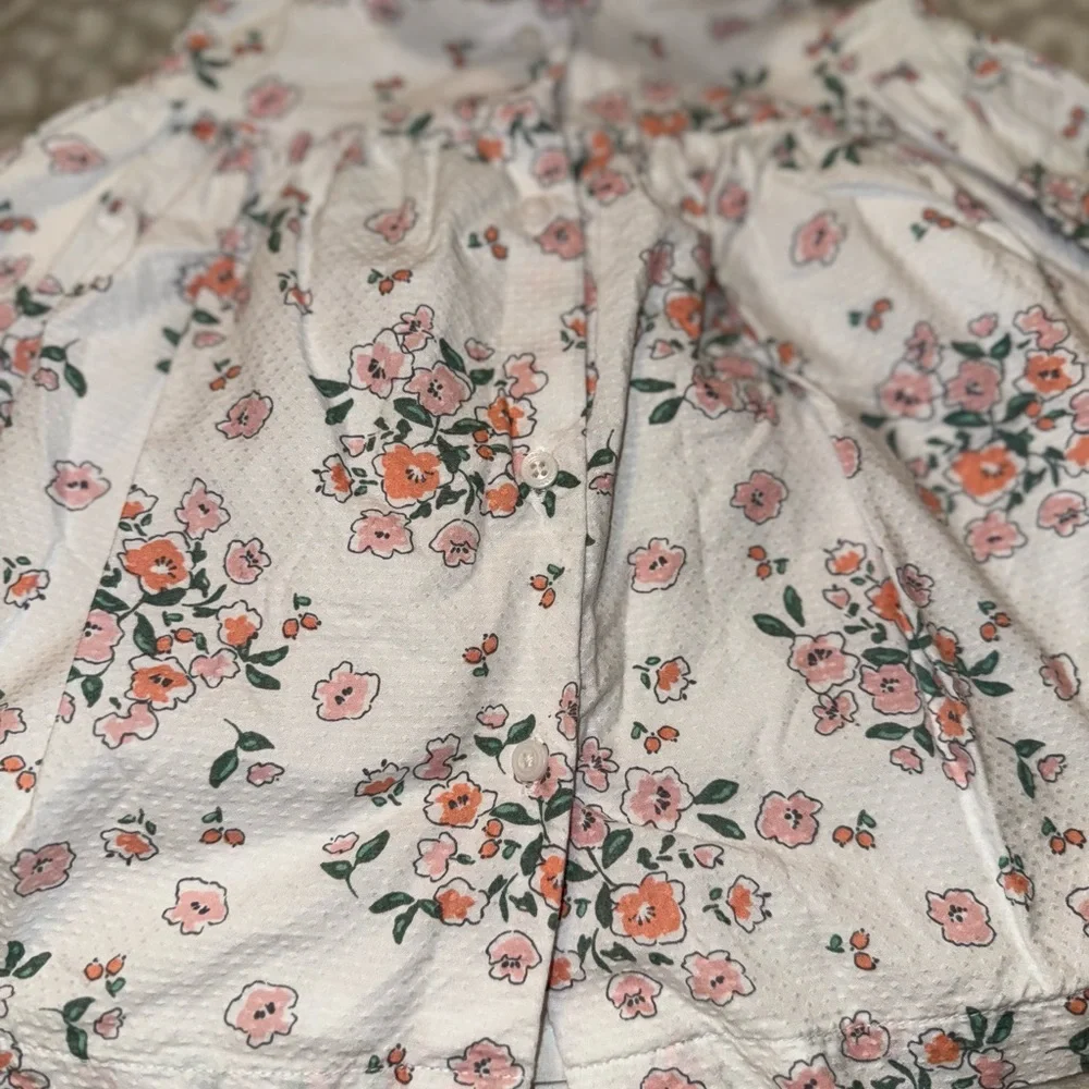 Carter's 6mo Pink and White Dress and Sweater Bundle